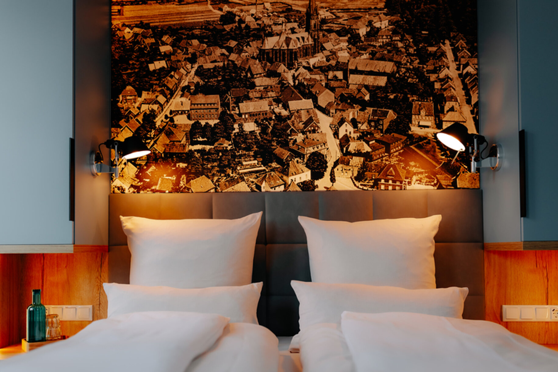 Doppelzimmer Premium – Hotel Stadthöfe Rhede Premium Doppelzimmer im Hotel Stadthöfe Rhede mit elegantem Ambiente