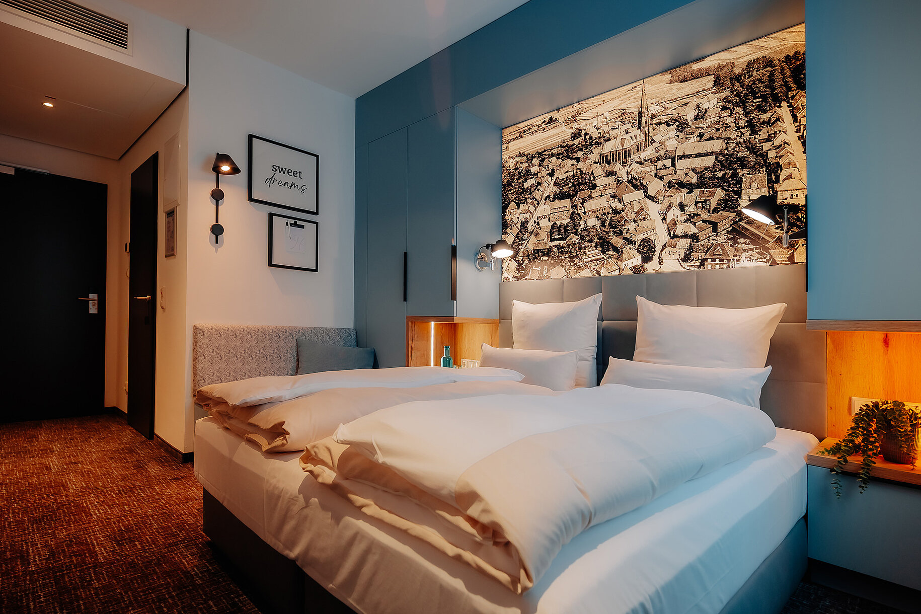 Doppelzimmer Classic – Hotel Stadthöfe Rhede Doppelzimmer Classic im Hotel Stadthöfe Rhede mit gemütlicher Atmosphäre