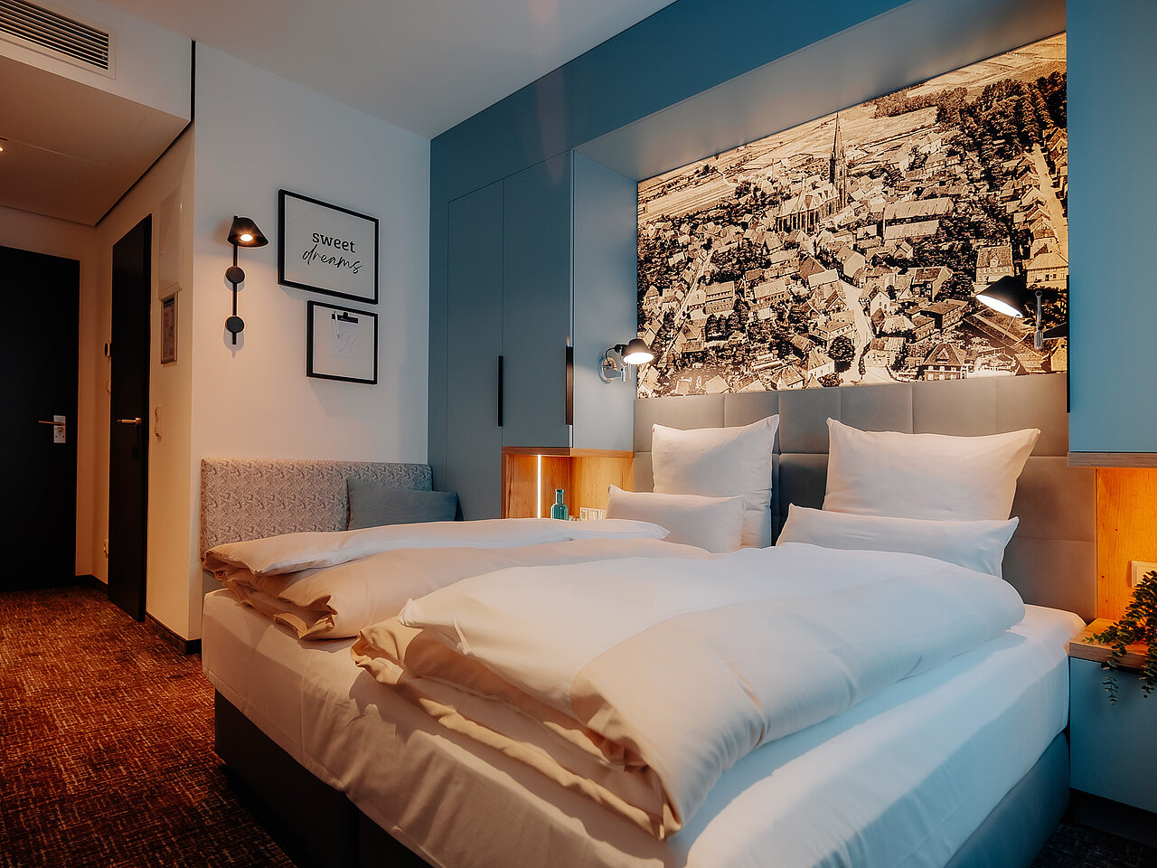 Doppelzimmer Classic – Hotel Stadthöfe Rhede Doppelzimmer Classic im Hotel Stadthöfe Rhede mit gemütlicher Atmosphäre