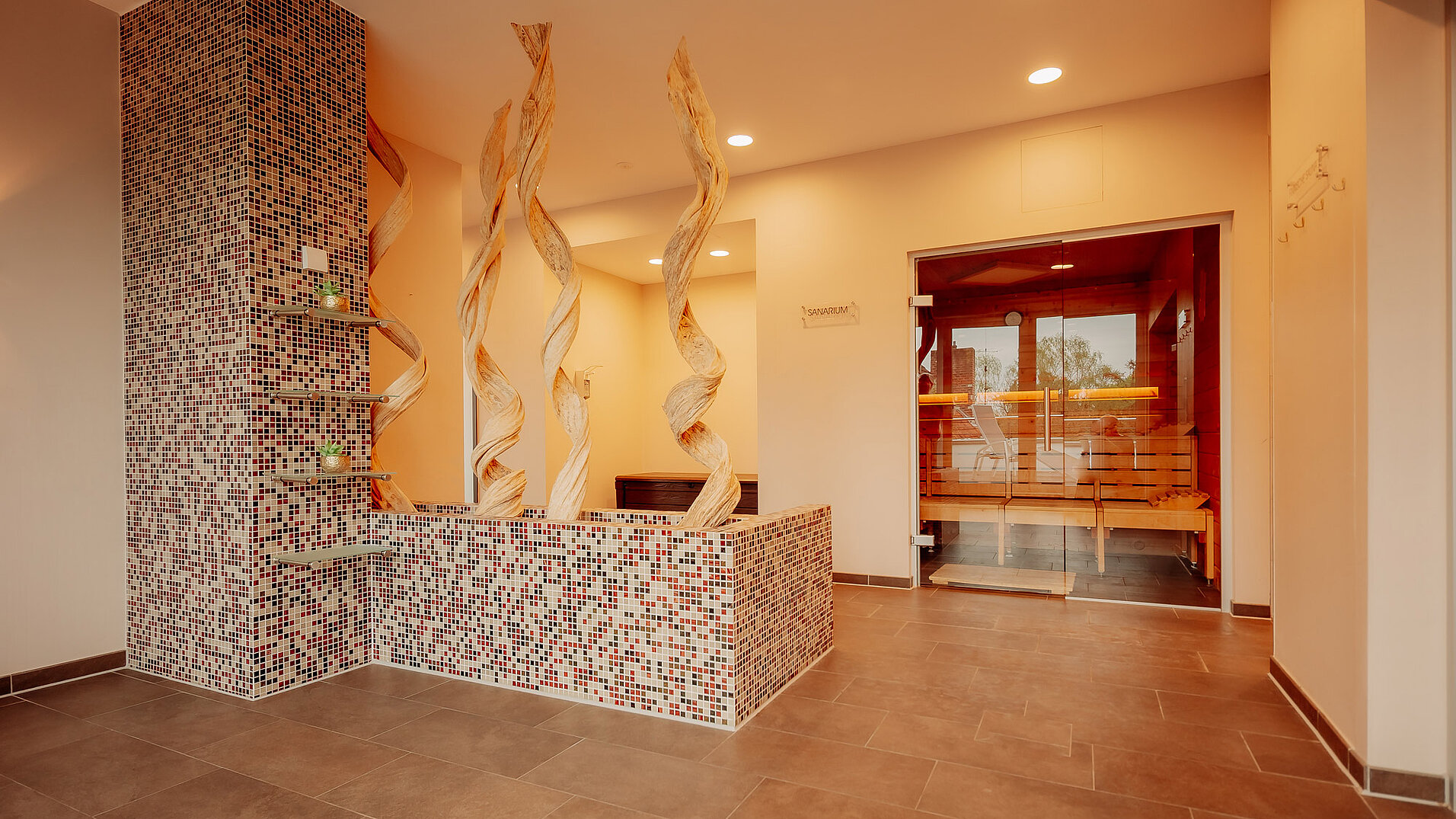 Sanarium im Wellnessbereich – LOOKEN INN Wellnessbereich mit Sanarium im LOOKEN INN Lingen
