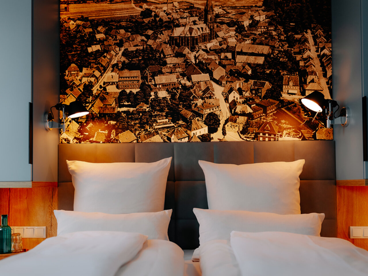 Doppelzimmer Premium – Hotel Stadthöfe Rhede Premium Doppelzimmer im Hotel Stadthöfe Rhede mit elegantem Ambiente